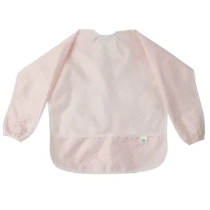The Cover Everything Bib Peachy Pink Gingham by Apple of My Isla
