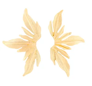 The Nia Leaf Flair Studs