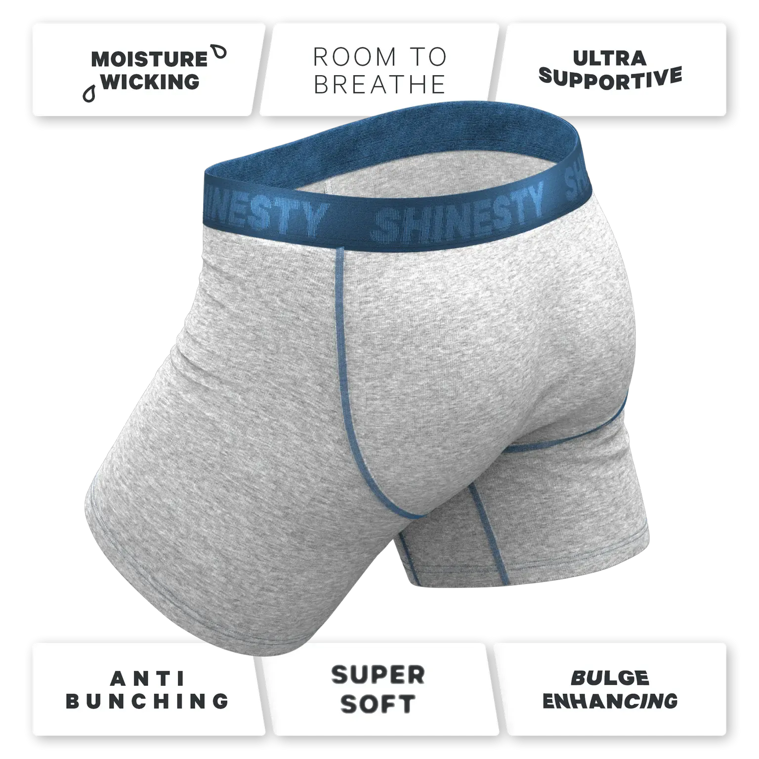The Physical Education -  Heather Grey and Blue Ball Hammock