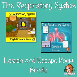 The Respiratory System Lesson and Escape Room Bundle