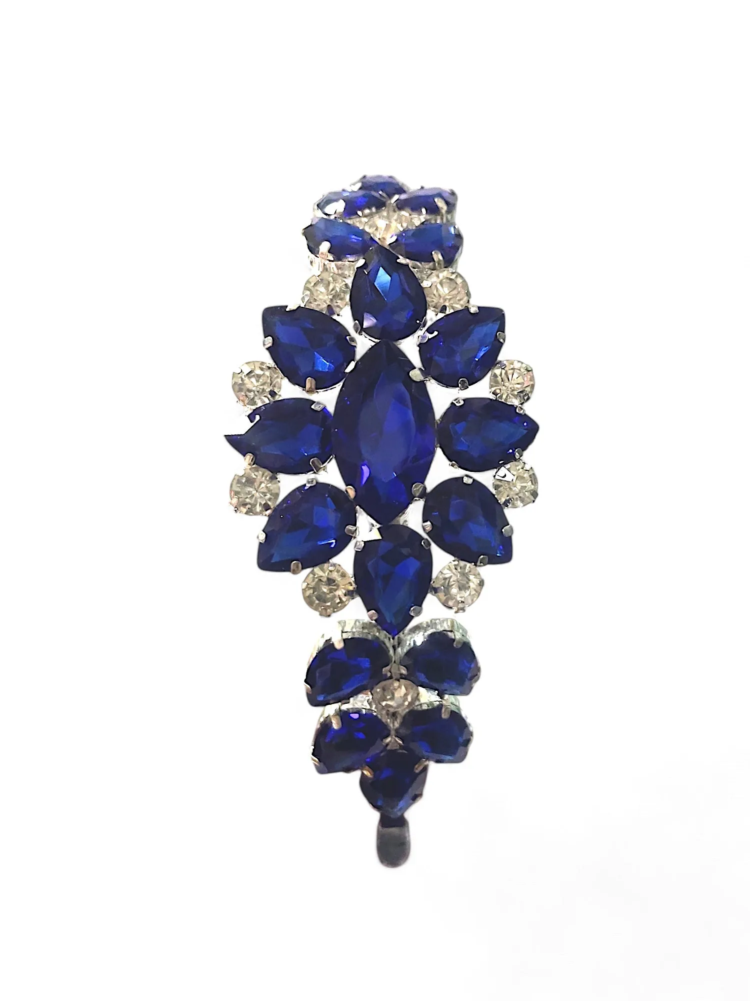 The Rubelina Girls Headband | Saphire Blue Rhinestone & Diamante Crown