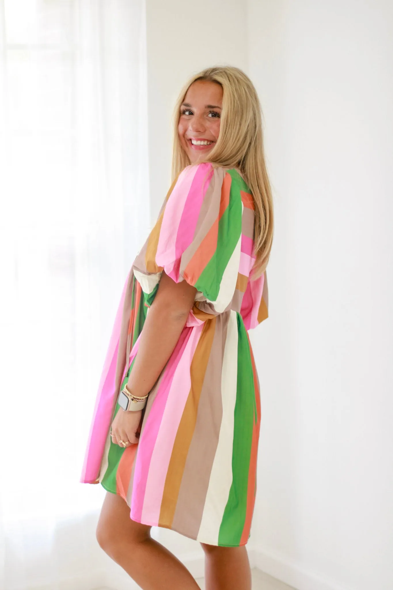 The Stripes Have It Dress
