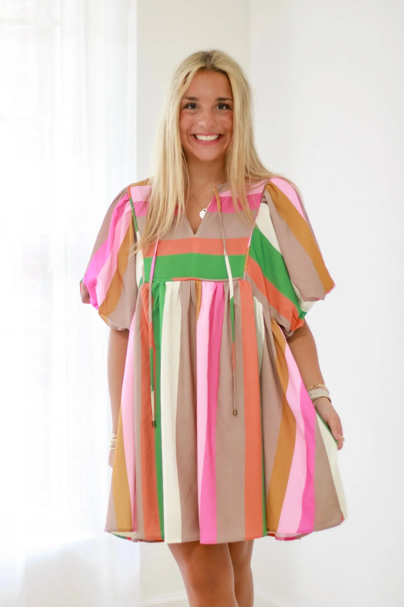 The Stripes Have It Dress