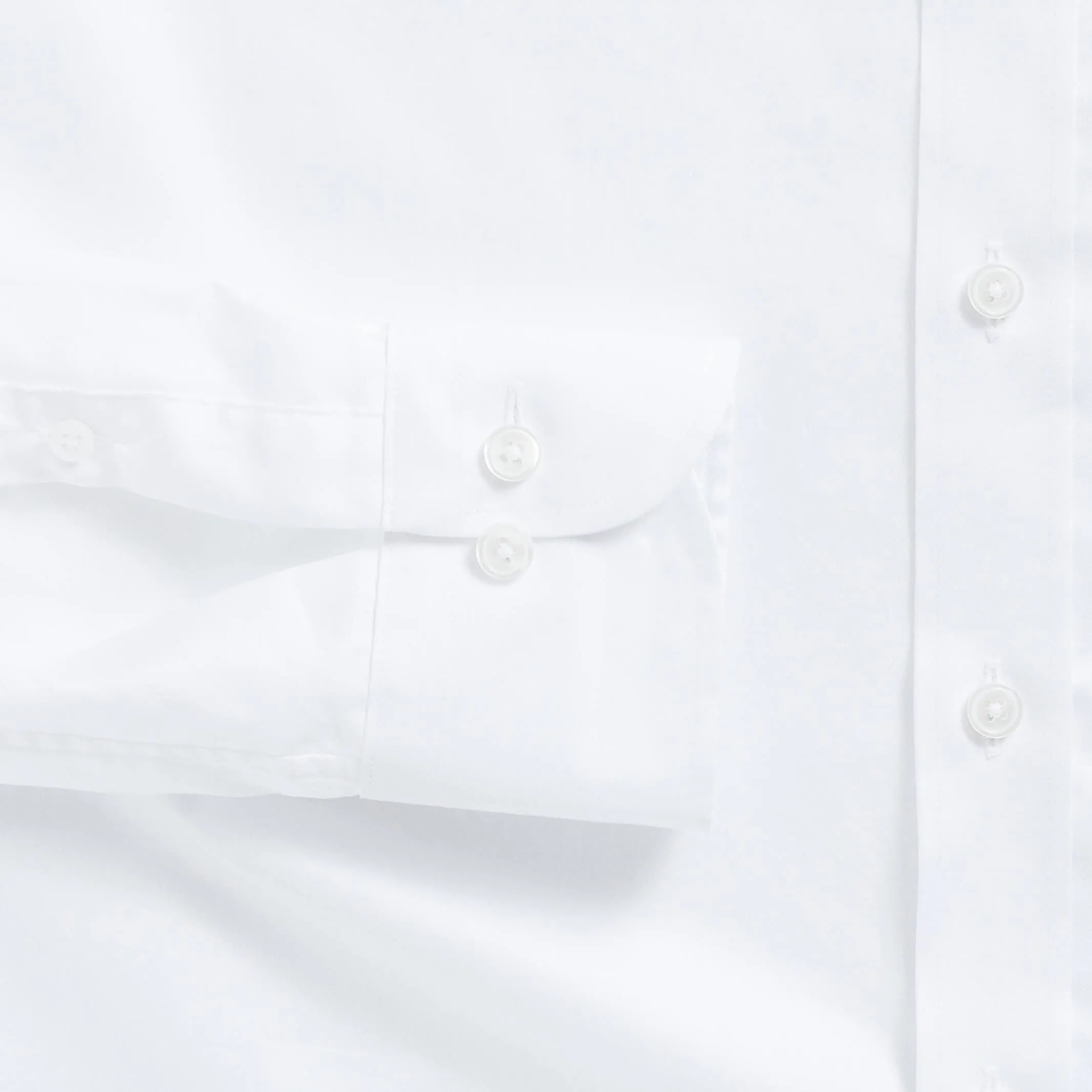 The White Albini Ellington Twill Custom Shirt