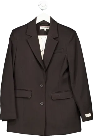 TheGivingMovement Black Sustainable Blazer UK S