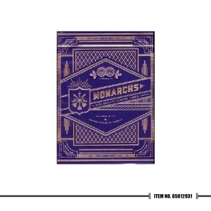 Theory 11 - Purple Monarchs Playing Cards