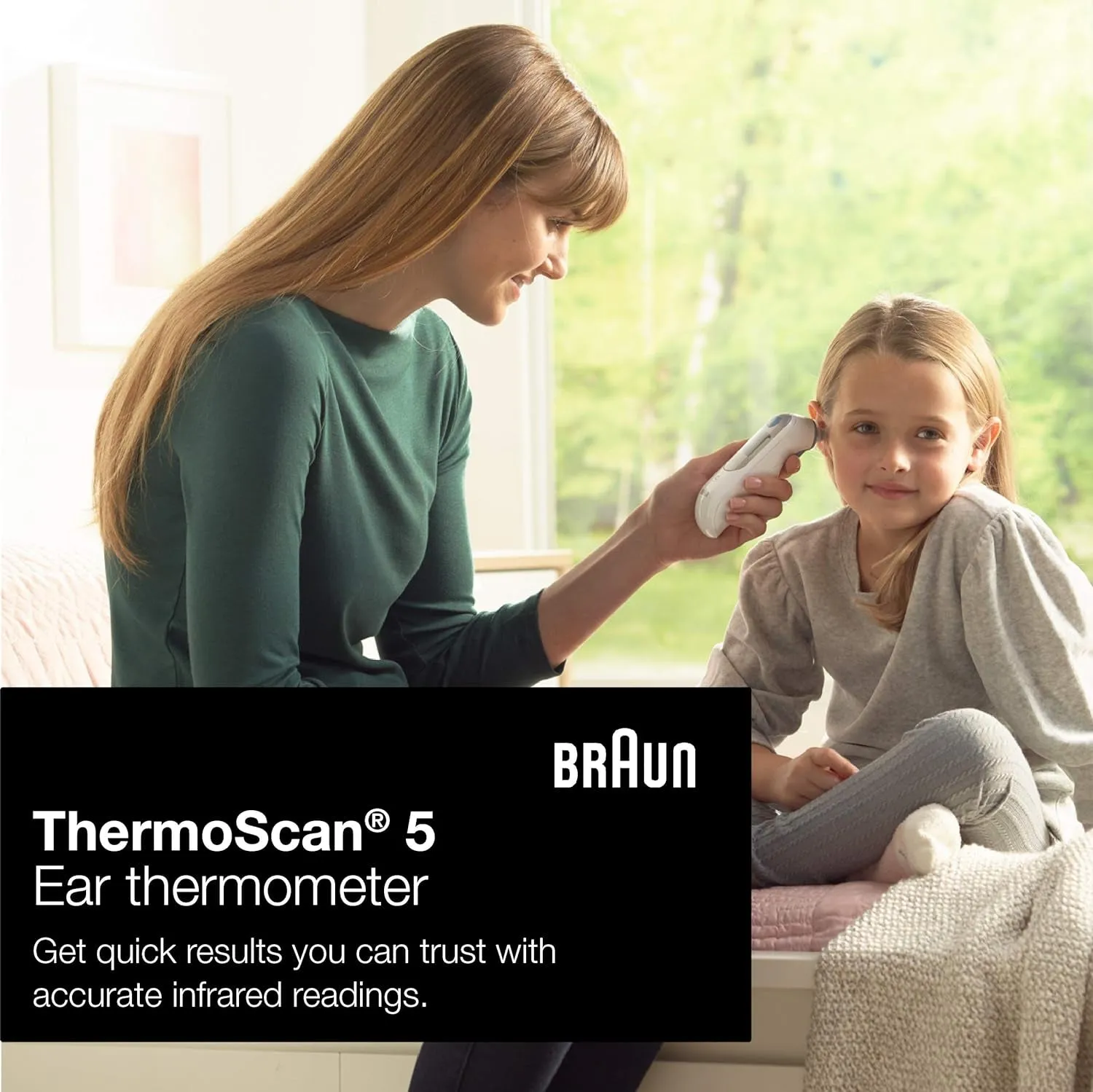 Thermoscan 5 Ear Thermometer - Exactemp Stability Indicator for Professional Accuracy, Digital Display, Baby and Infant Friendly, No. 1 Brand Recommended by Pediatricians, FSA and HSA Eligible