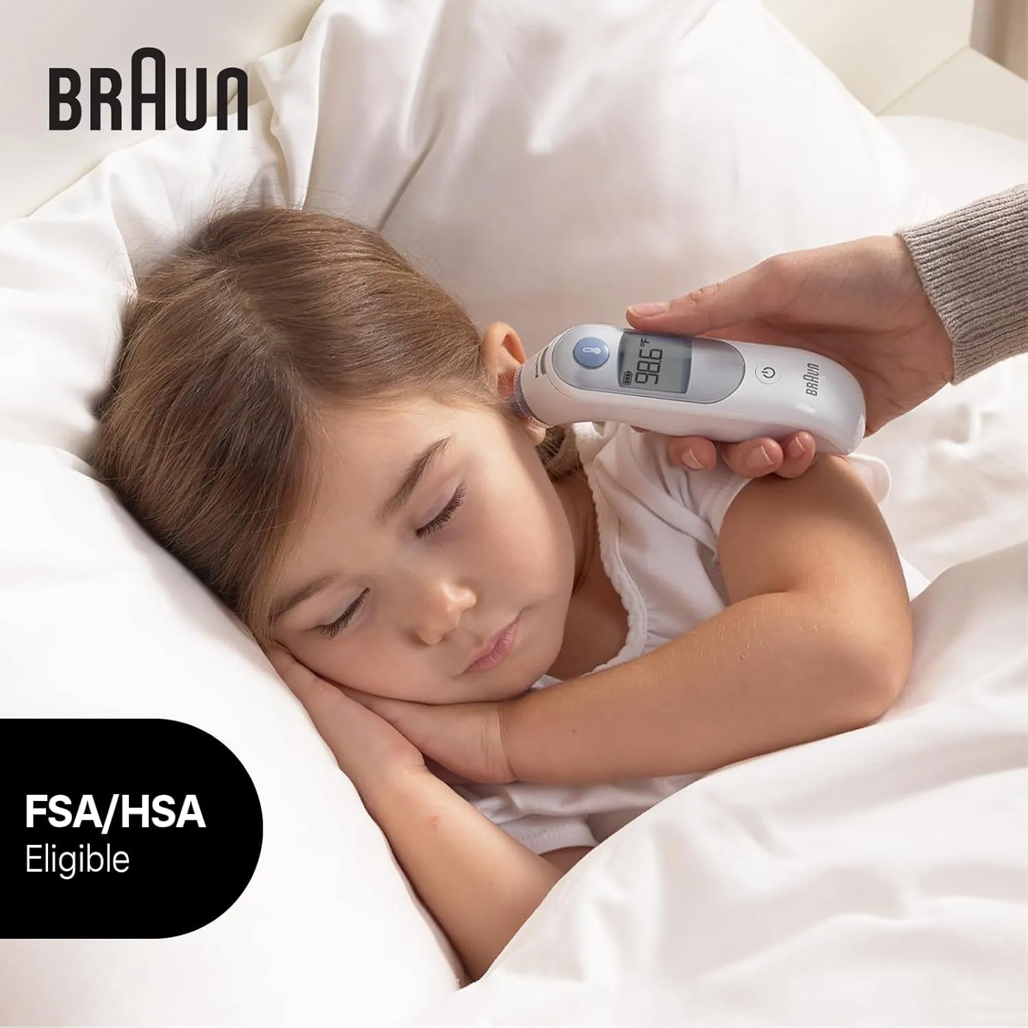 Thermoscan 5 Ear Thermometer - Exactemp Stability Indicator for Professional Accuracy, Digital Display, Baby and Infant Friendly, No. 1 Brand Recommended by Pediatricians, FSA and HSA Eligible