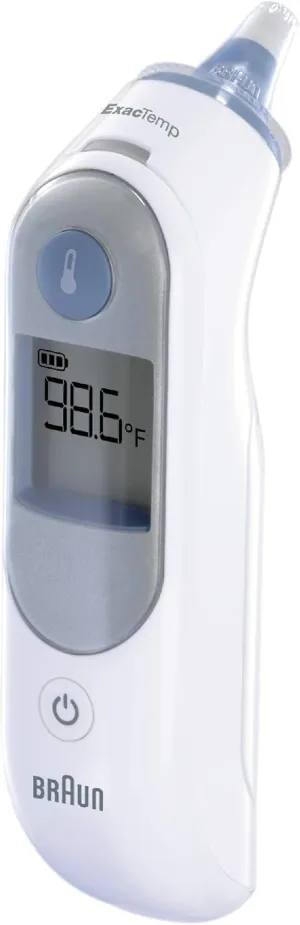 Thermoscan 5 Ear Thermometer - Exactemp Stability Indicator for Professional Accuracy, Digital Display, Baby and Infant Friendly, No. 1 Brand Recommended by Pediatricians, FSA and HSA Eligible