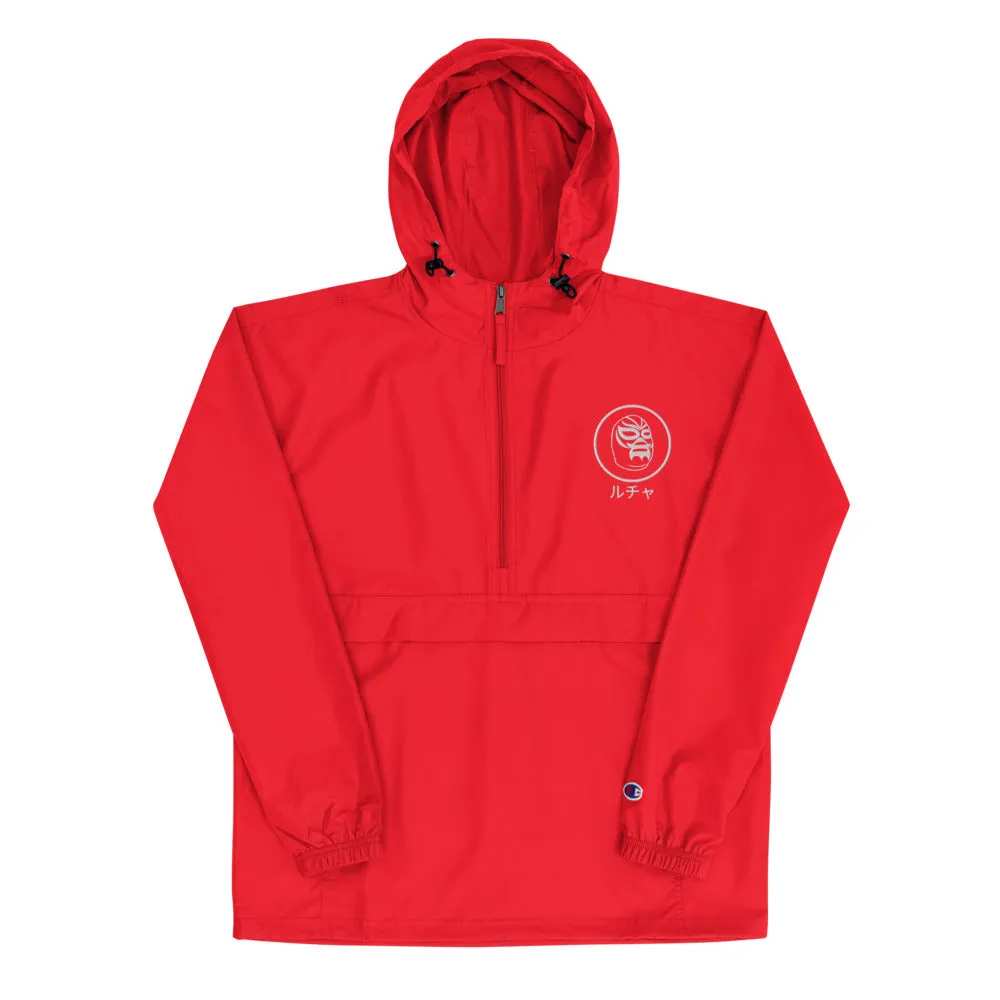 Thirteen | 10 Lucha Mask Embroidered Champion Packable Jacket
