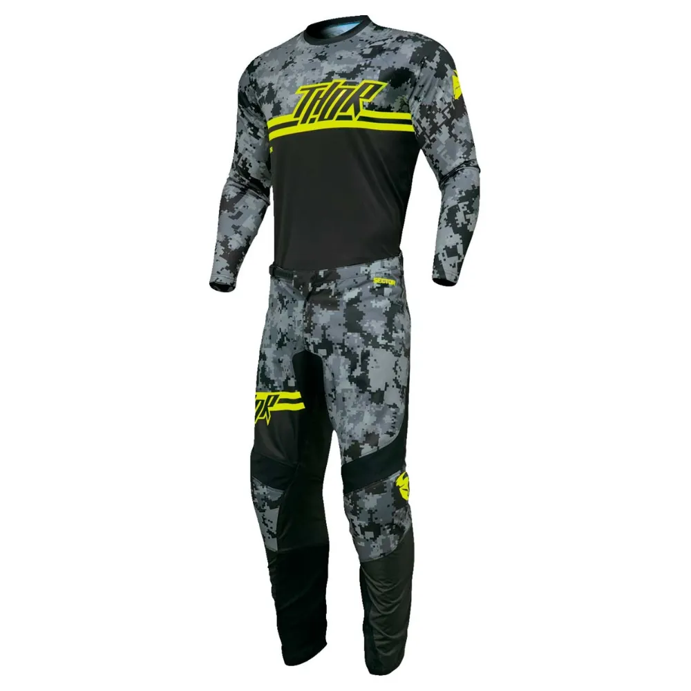 Thor Sector Digi Black/Camo Pants