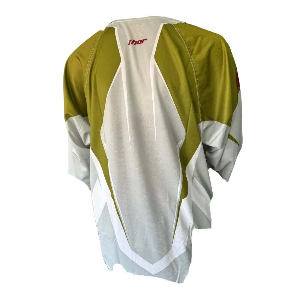 Thor Static Silver/Olive Jersey