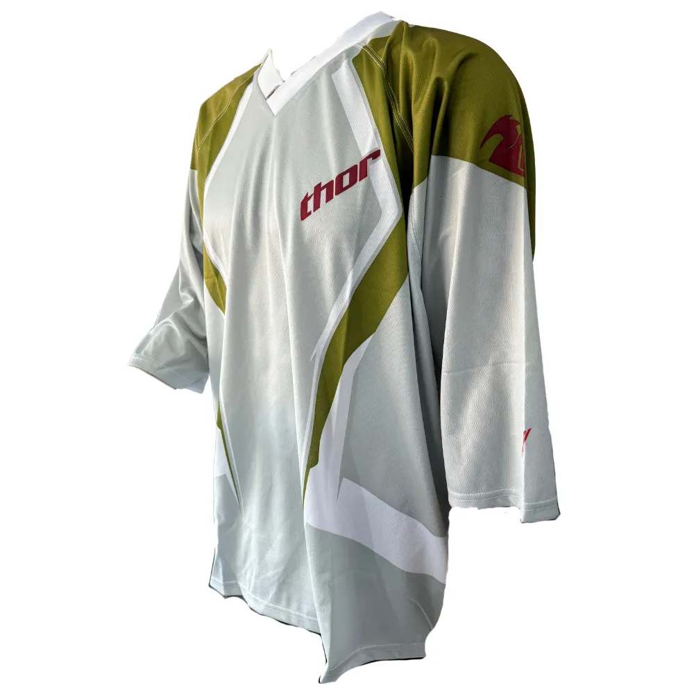 Thor Static Silver/Olive Jersey
