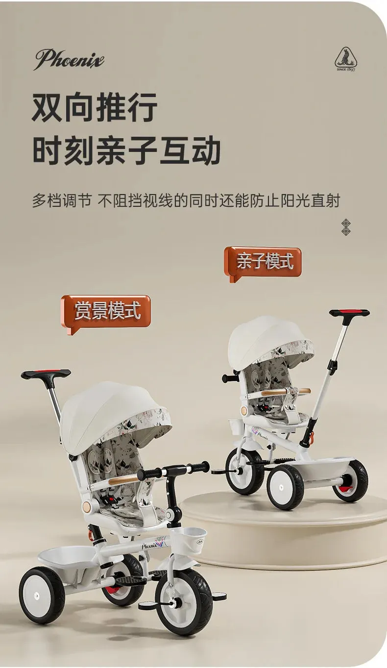 Three Wheels Tricycle Large Pusher Baby Stroller