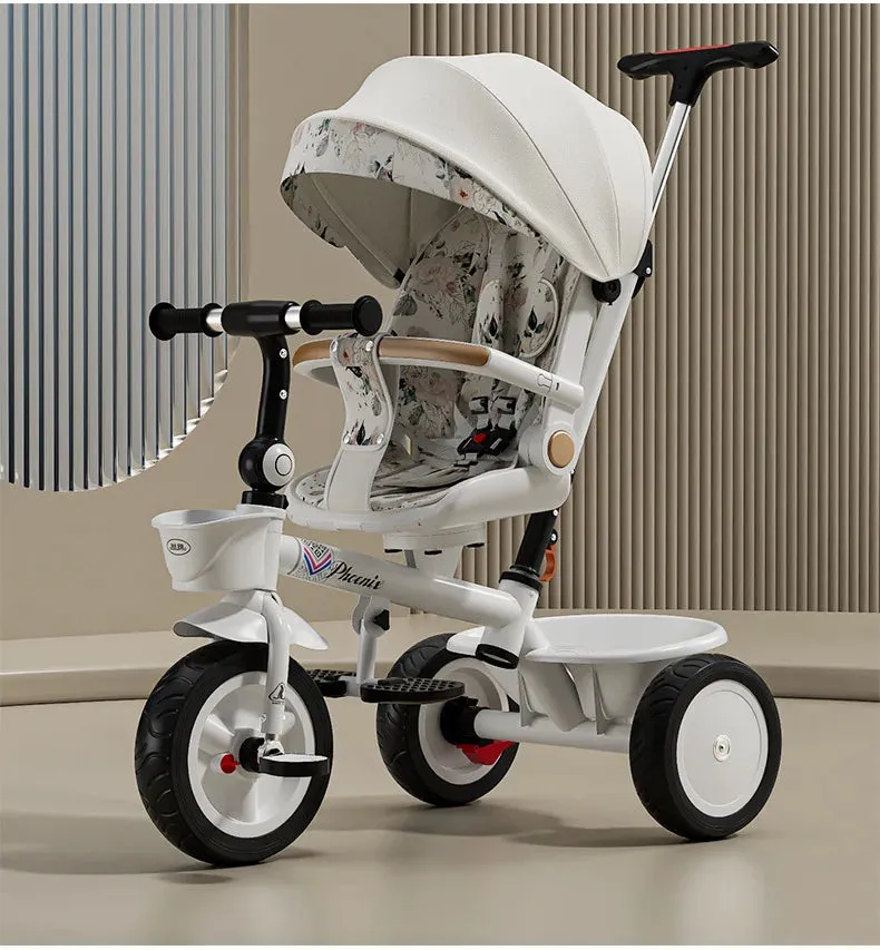 Three Wheels Tricycle Large Pusher Baby Stroller