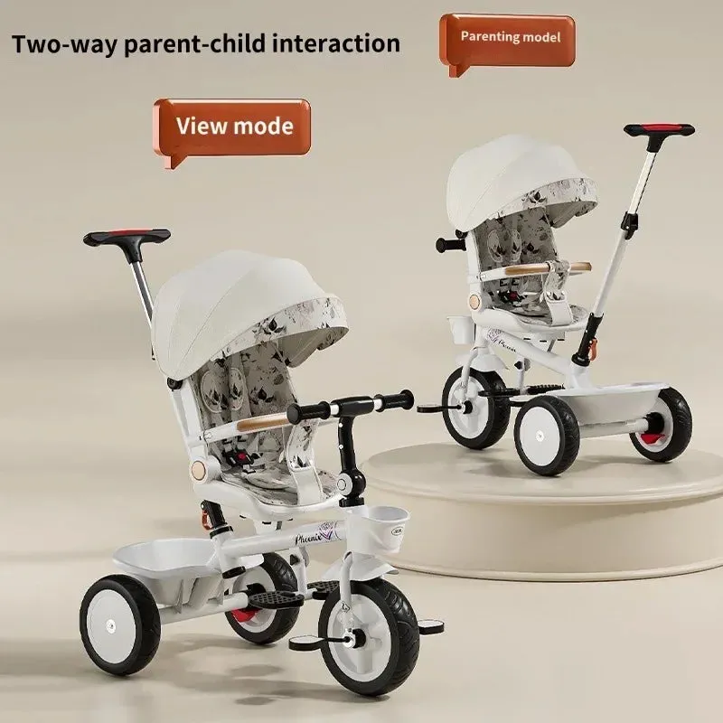 Three Wheels Tricycle Large Pusher Baby Stroller