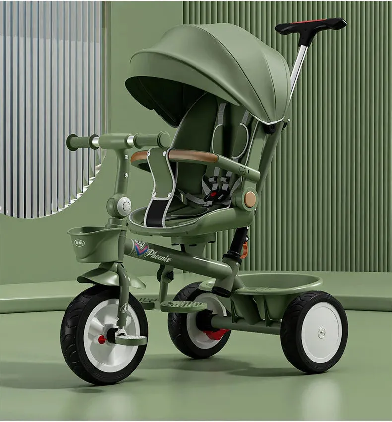 Three Wheels Tricycle Large Pusher Baby Stroller