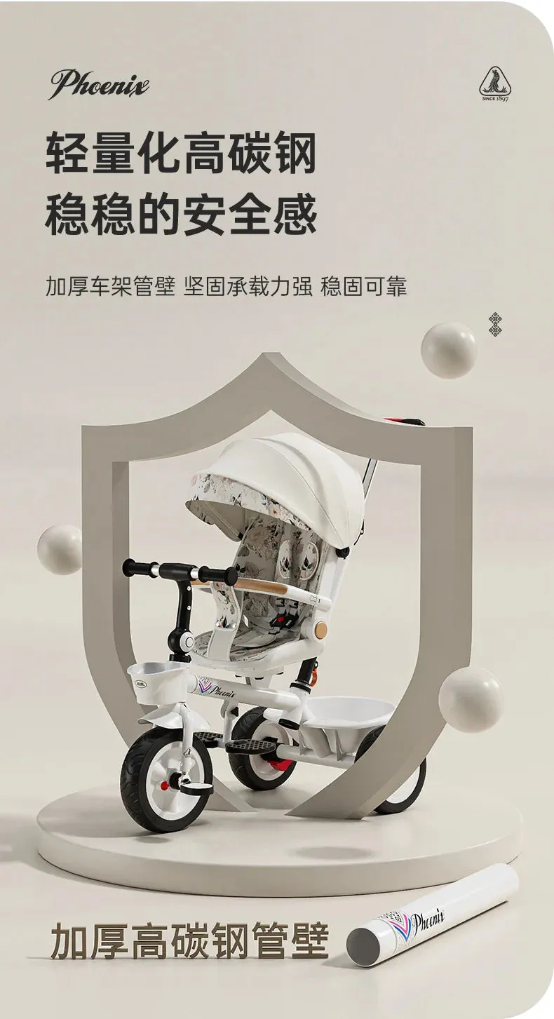 Three Wheels Tricycle Large Pusher Baby Stroller