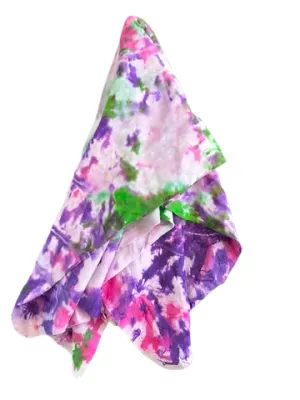 TIE DYE CHAMOIS LARGE 66cm x 43cm - CANDY MIX