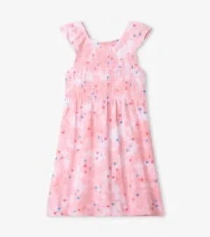 Tie Dye Hearts Smocked Dress