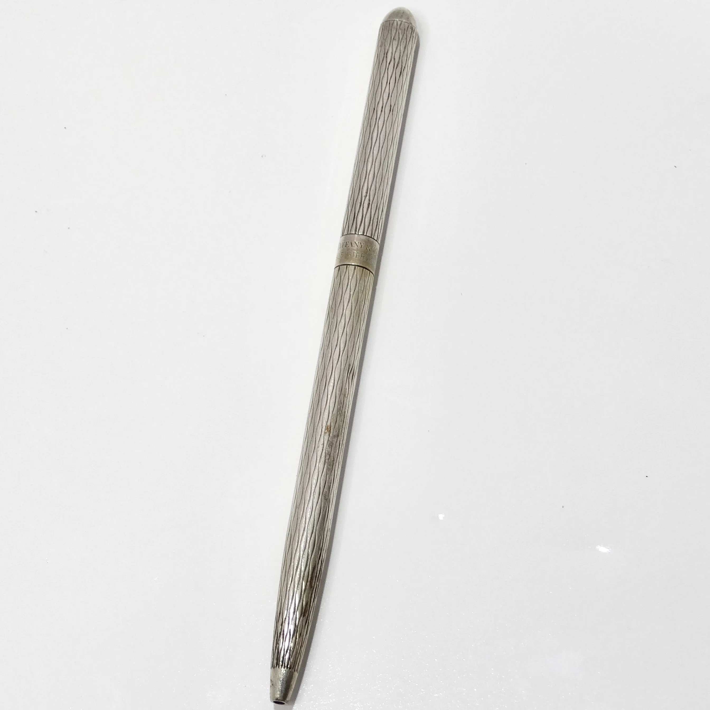 Tiffany & Co 1950s Pure Silver Pen & Ink Set