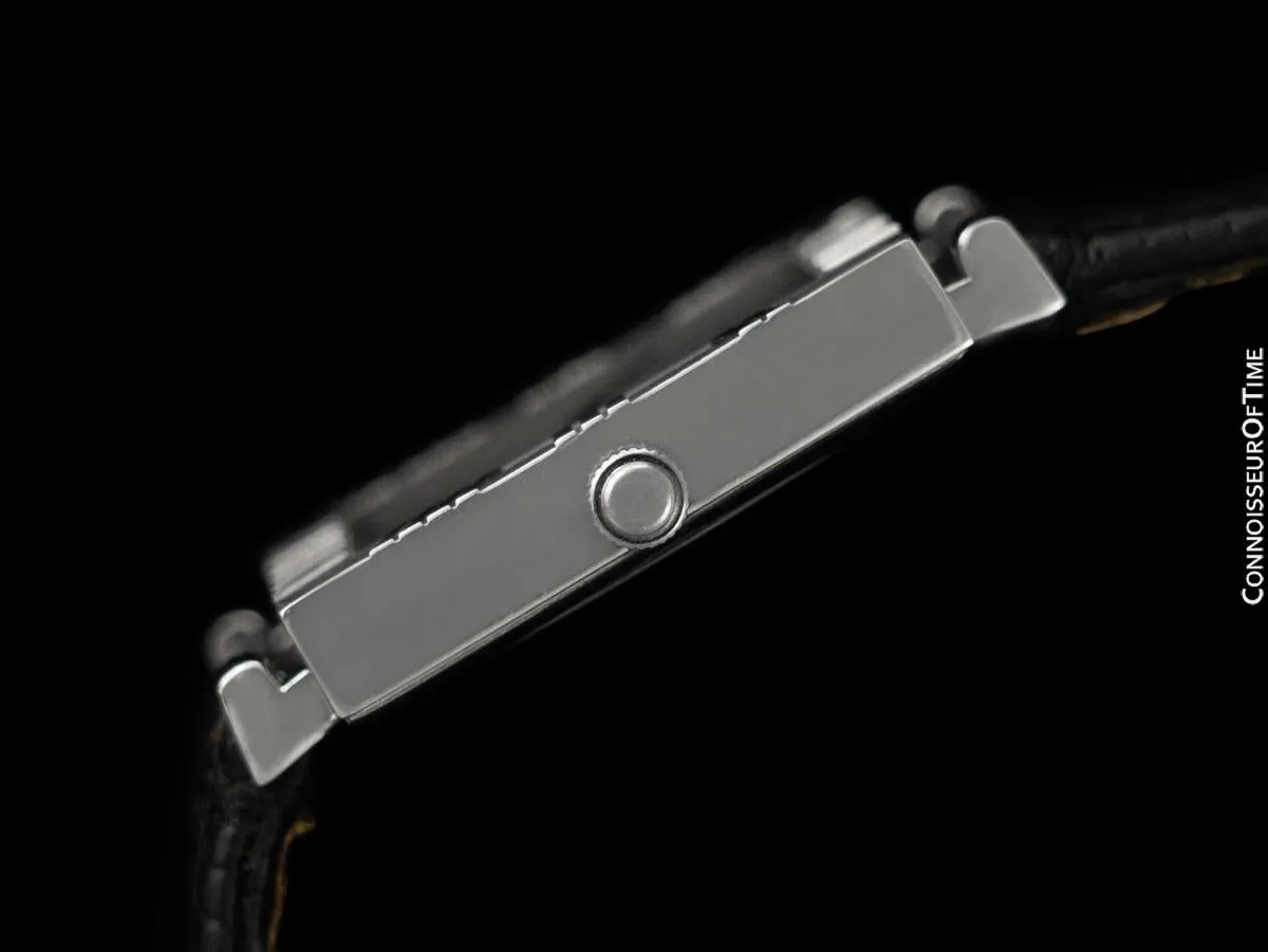 Tiffany & Co. Atlas Mens Midsize Unisex Square Watch - Sterling Silver