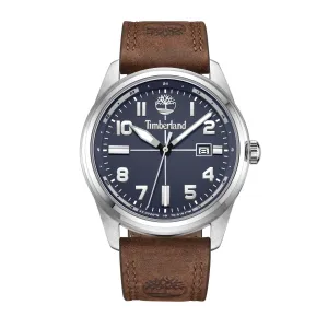 Timberland Sherbrook Stainless Steel & Leather Strap Men's Watch