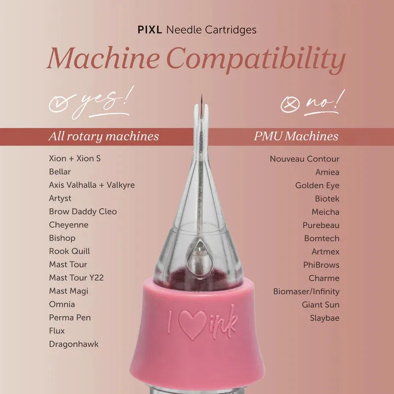Tina Davies - PIXL Cartridges - 1 Round Liner 0.30mm (.30mm 1RL MT) Medium Taper