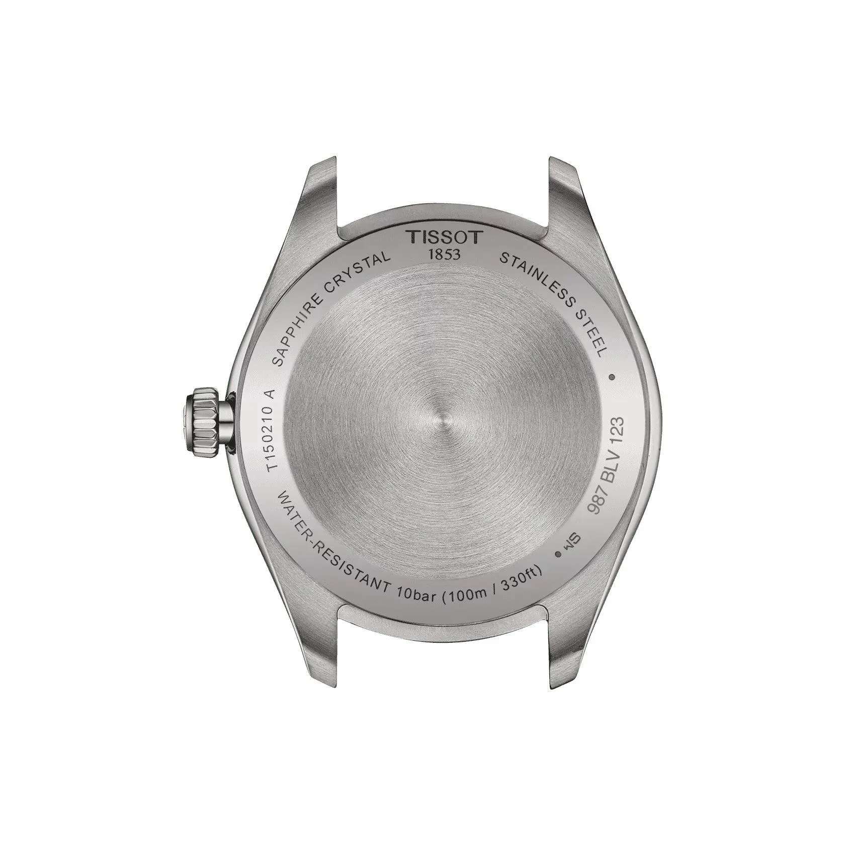 Tissot Clock Pr 100 34mm Blue Quartz Steel T150.210.11.041.00