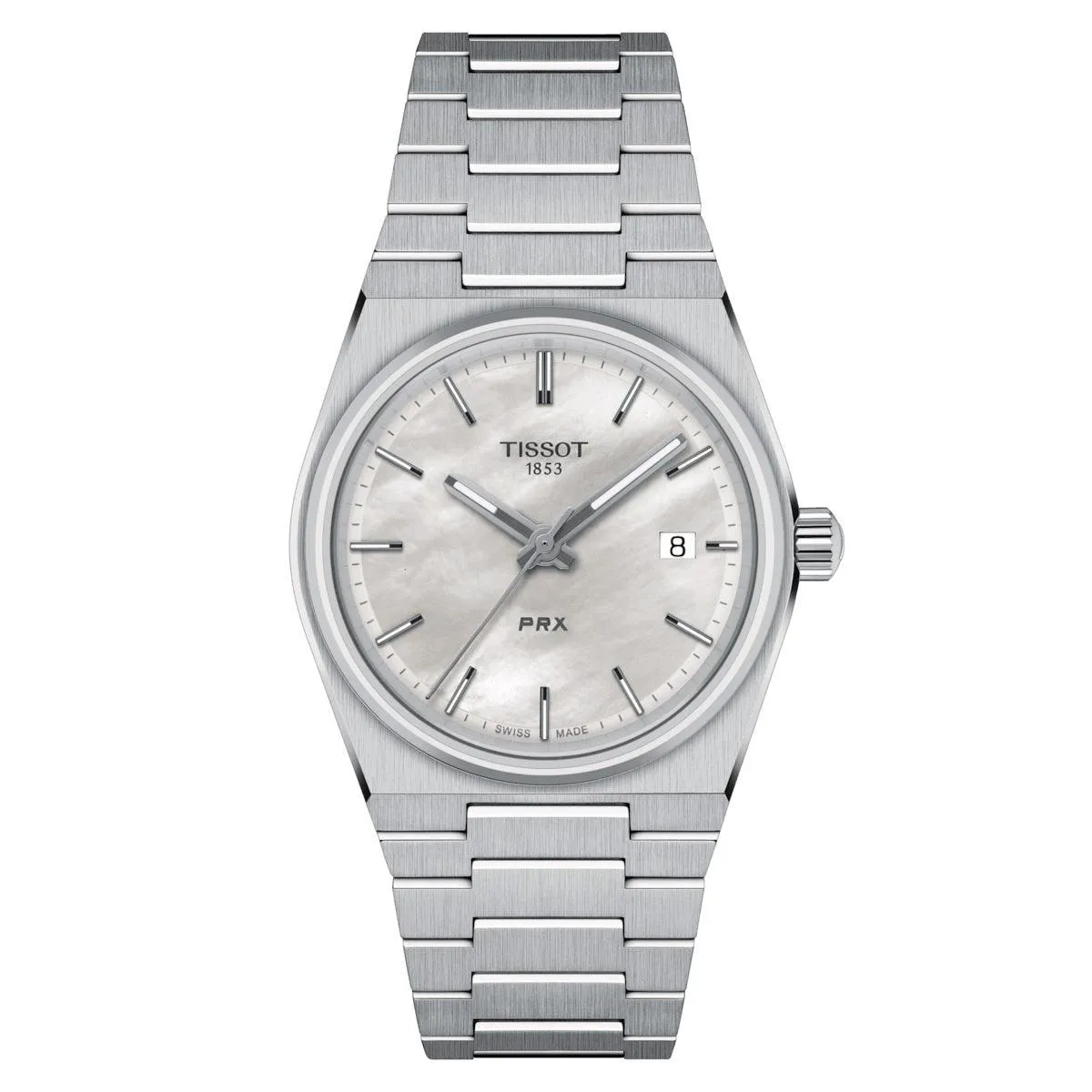 Tissot Clock PRX 35mm Madreperla Quartz Steel T137.210.11.111.00