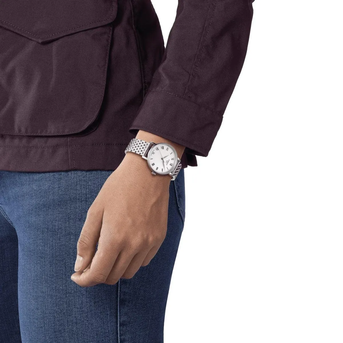 Tissot EVEYTIME 34MM Silver Quartz Steel Watch T143.210.11.033.00