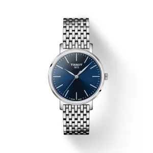 Tissot EVEYTIME 34MM Watch Blue Quartz Steel T143.210.11.041.00