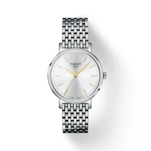 Tissot EVEYTIME 34MM Watch Silver Quartz Steel T143.210.11.011.01