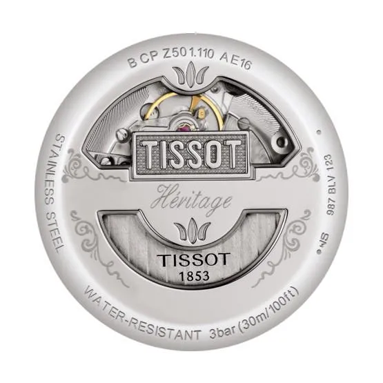 Tissot Heritage watch 1948 Chronograph 39.5mm Automatic Silver Steel T66.1.722.33