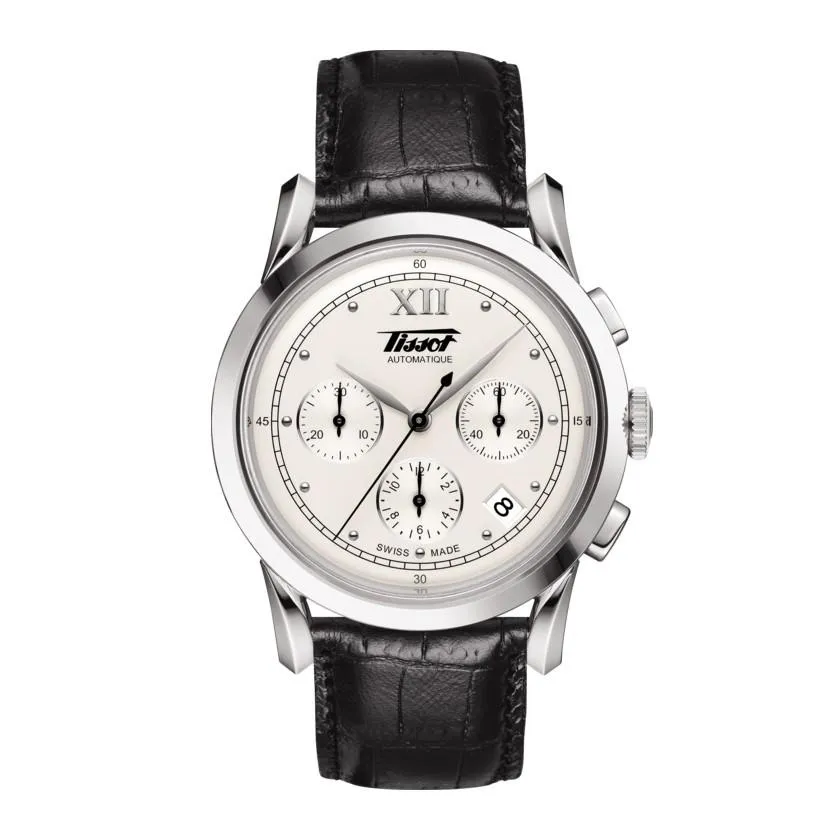 Tissot Heritage watch 1948 Chronograph 39.5mm Automatic Silver Steel T66.1.722.33