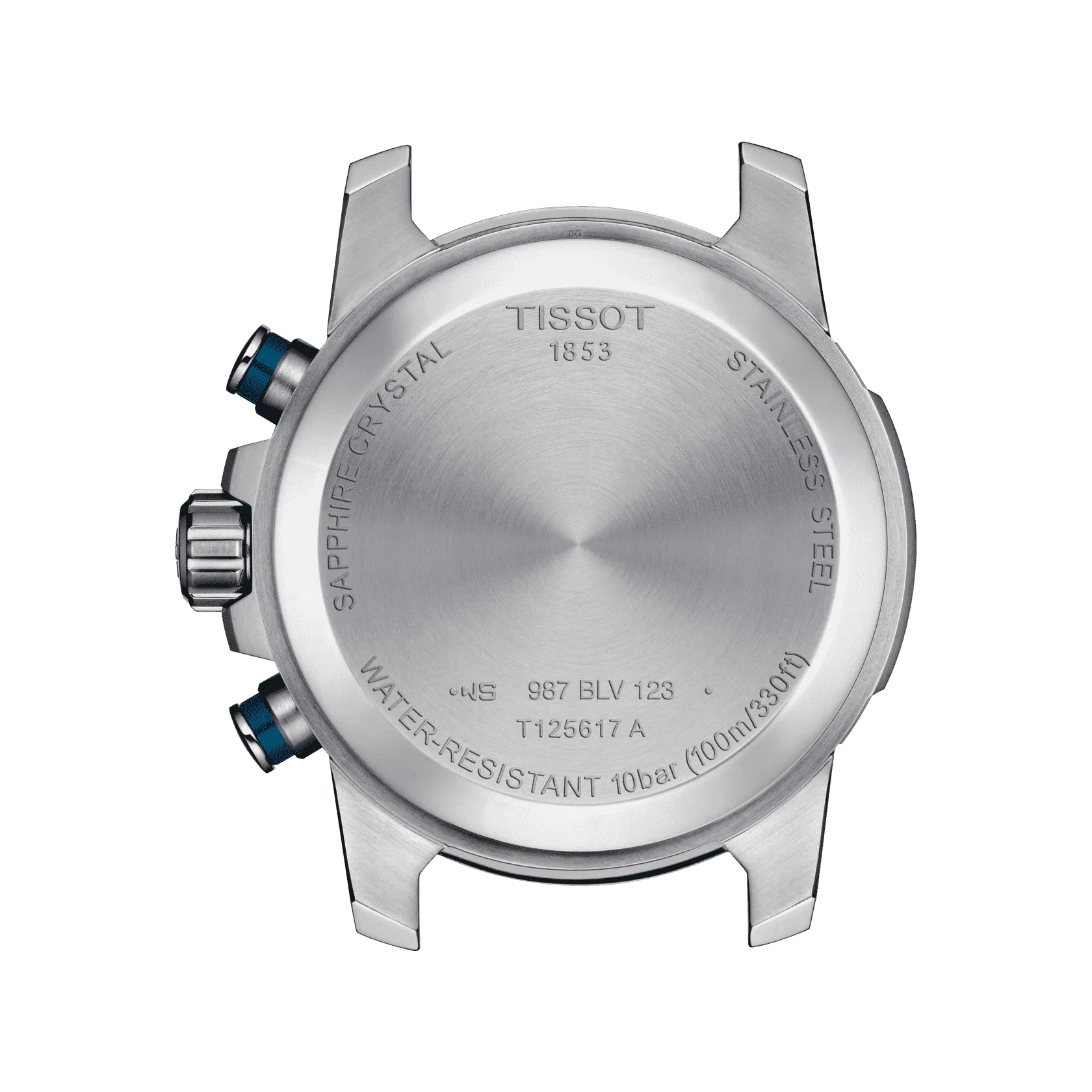 Tissot Supersport Chrono 45.5mm Watch Blue Quartz Steel T125.617.11.041.00