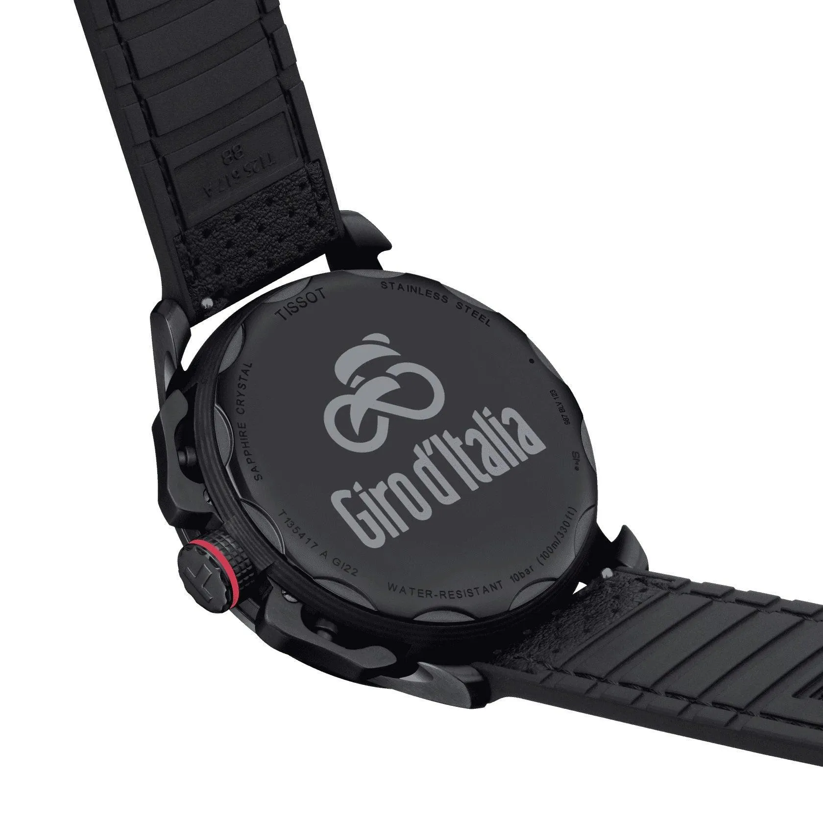 Tissot T-Race cycing clock Girling d'Italia 2022 Special Edition 45mm Quartz Steel Finishing Pvd Black T135.417.37.051.01