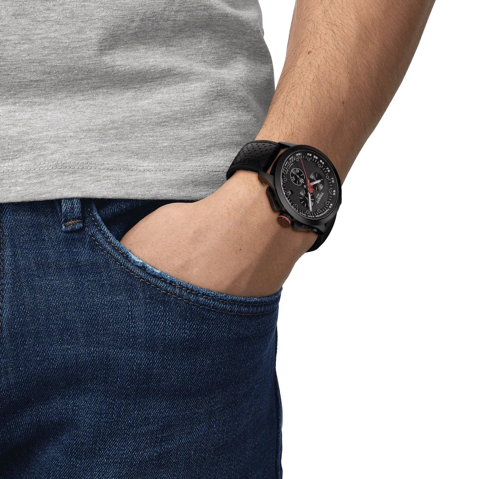 Tissot T-Race cycing clock Girling d'Italia 2022 Special Edition 45mm Quartz Steel Finishing Pvd Black T135.417.37.051.01