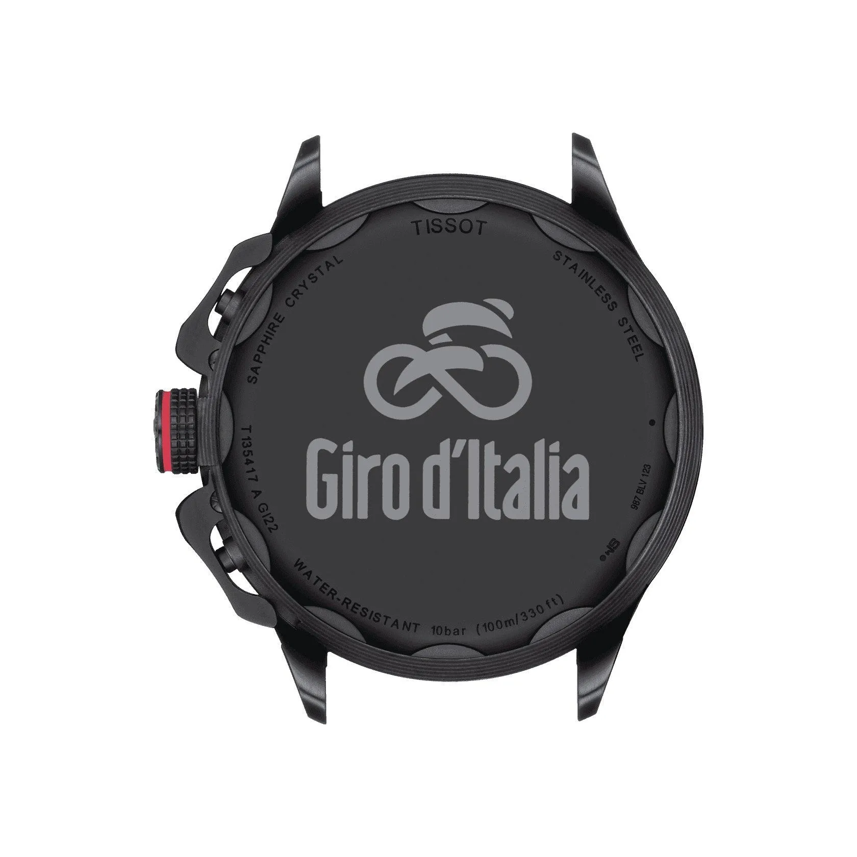 Tissot T-Race cycing clock Girling d'Italia 2022 Special Edition 45mm Quartz Steel Finishing Pvd Black T135.417.37.051.01