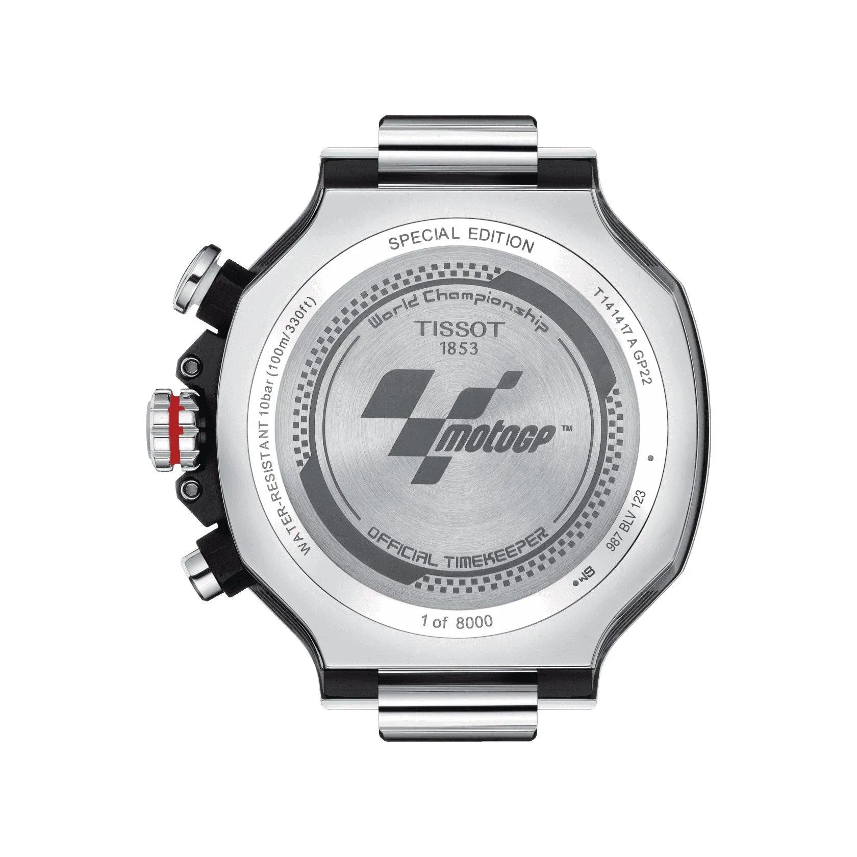 Tissot T-Race MotoGP Chronograph 2022 Limited Edition 8000 pieces 45mm Black Quartz Steel T141.417.11.057.00