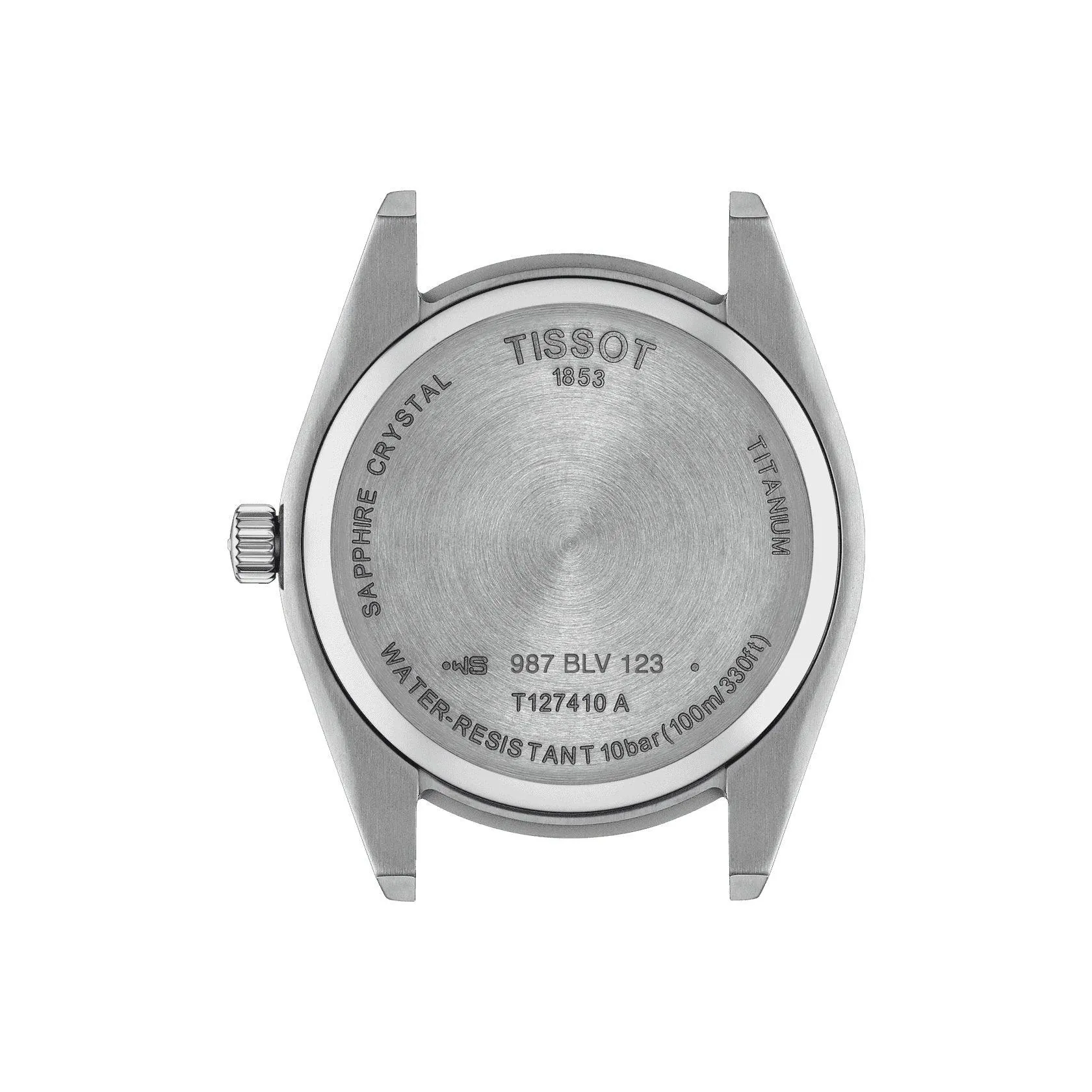 Tissot Watch Gentleman Titanium 40mm Anthracite Quartz Titanium T127.410.44.081.00