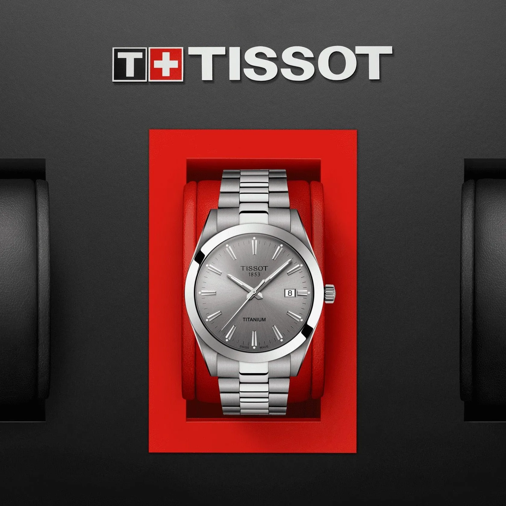 Tissot Watch Gentleman Titanium 40mm Anthracite Quartz Titanium T127.410.44.081.00
