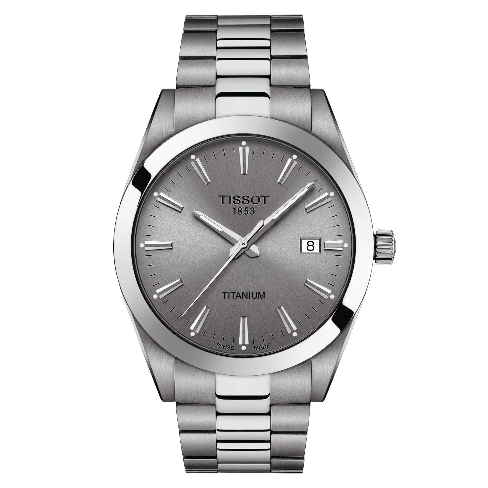 Tissot Watch Gentleman Titanium 40mm Anthracite Quartz Titanium T127.410.44.081.00