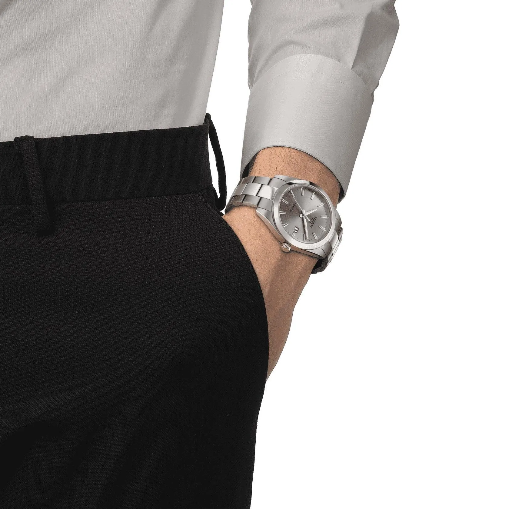 Tissot Watch Gentleman Titanium 40mm Anthracite Quartz Titanium T127.410.44.081.00