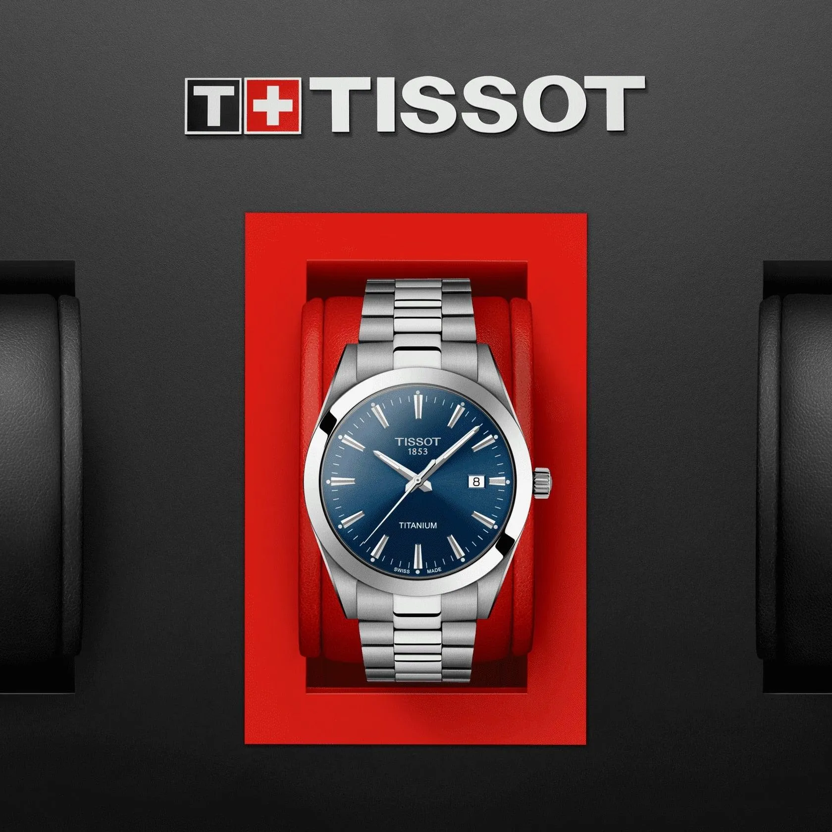 Tissot Watch Gentleman Titanium 40mm Blue Quartz Titanium T127.410.44.041.00