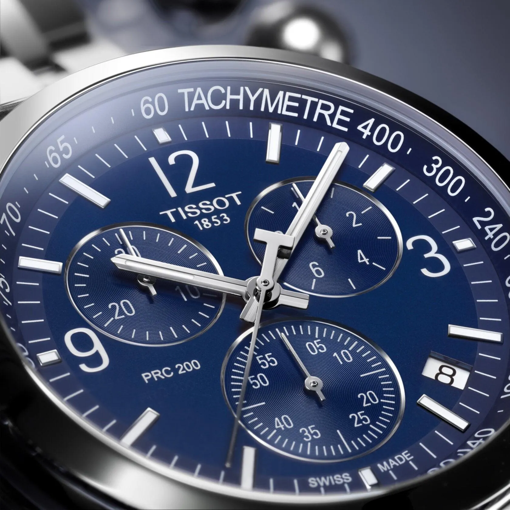 Tissot Watch PCC 200 Chronograph 42mm Blue Quartz Steel T114.417.11.047.00