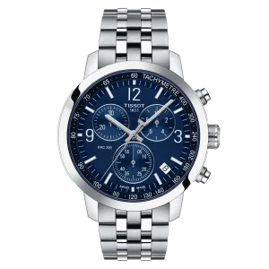 Tissot Watch PCC 200 Chronograph 42mm Blue Quartz Steel T114.417.11.047.00