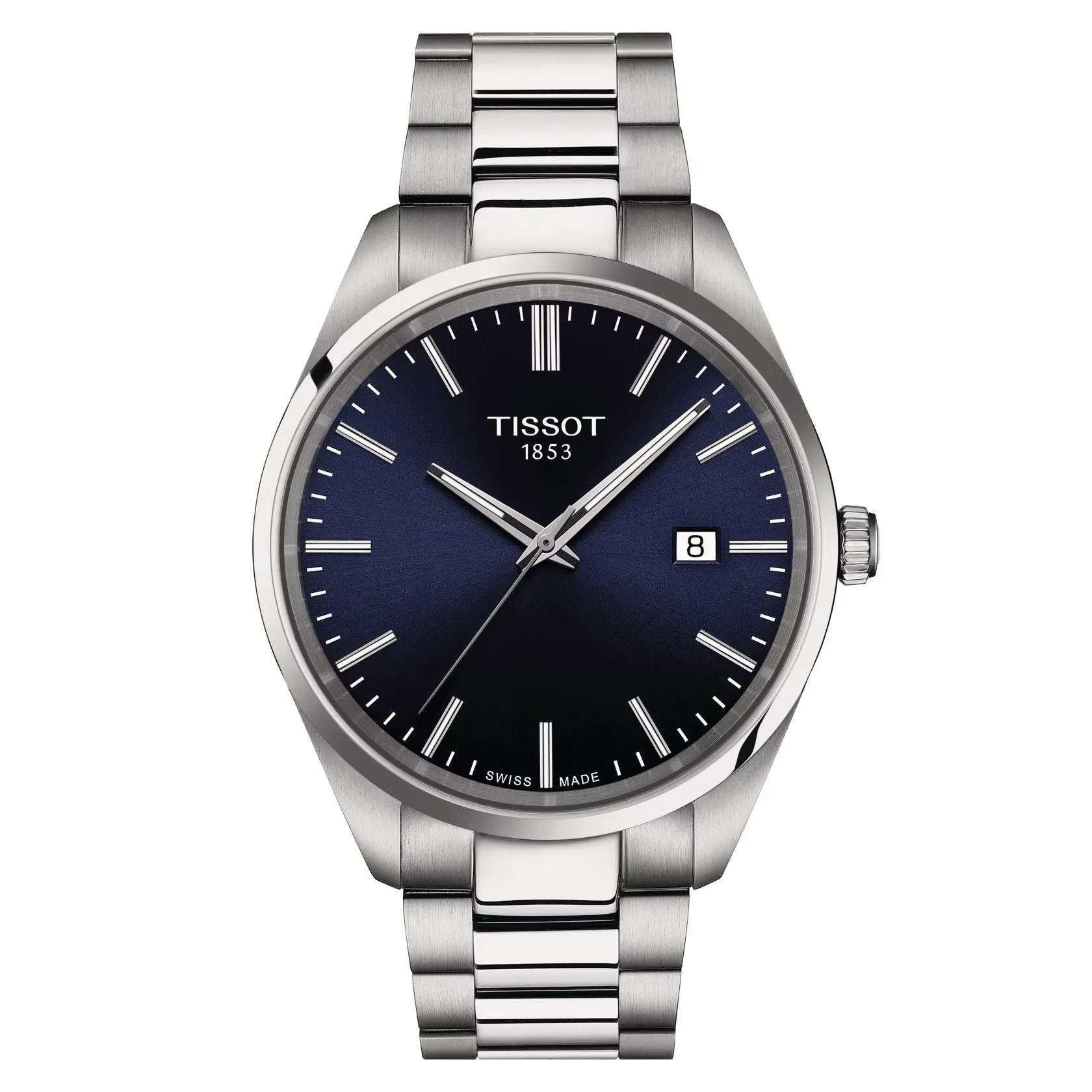 Tissot watch pr 100 40mm blue quartz steel t150.410.11.041.00