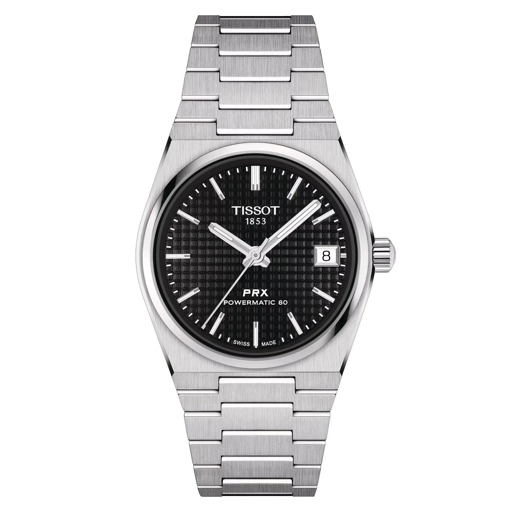Tissot watch prx powermatic 80 35mm Black Automatic Steel T137.207.11.051.00