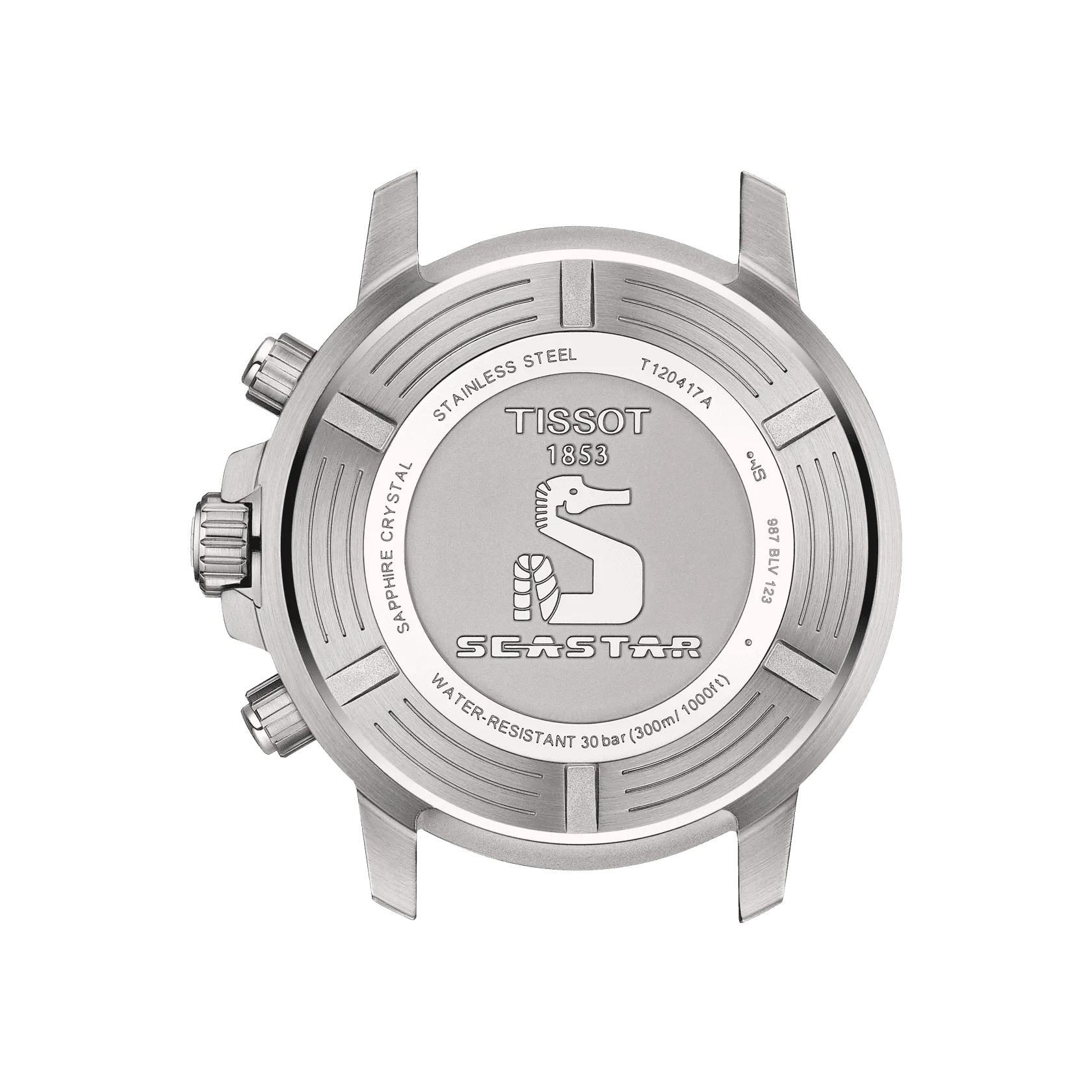 Tissot watch Seastar 1000 chronograph 45.5mm green quartz steel t120.417.11.091.01